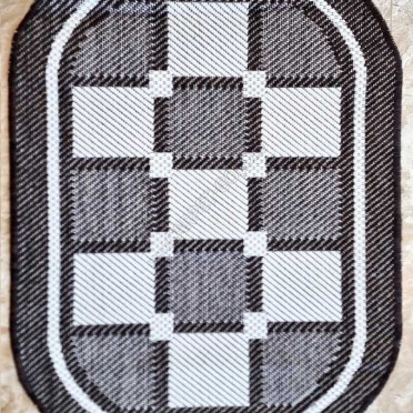 Безворсовый ковер SZ2654A1O OVAL 11 Циновка Тпе