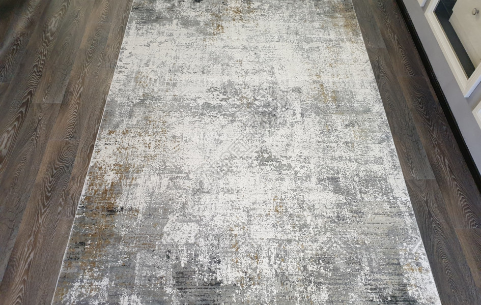 Ковер ДИЗАЙН DV001 ЦВЕТ C_D GRAY / CREAM