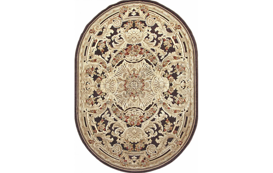 Ковер 38388 - 727270 - Овал - коллекция GENOVA