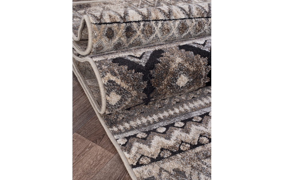 Российский ковер 4089 - BEIGE-BLACK коллекция IBIZA