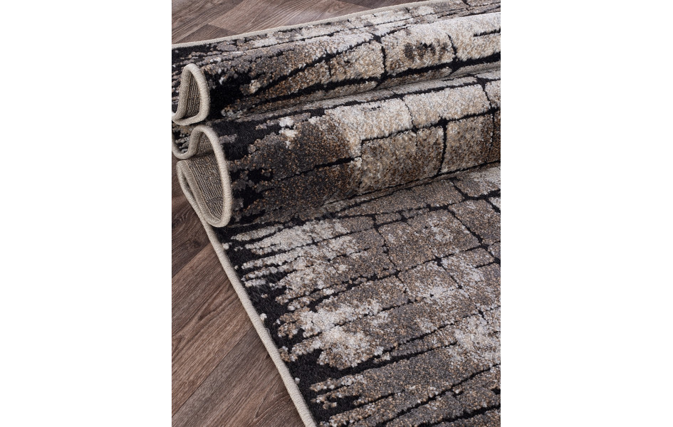 Ковер 3516 - BEIGE-BLACK коллекция IBIZA