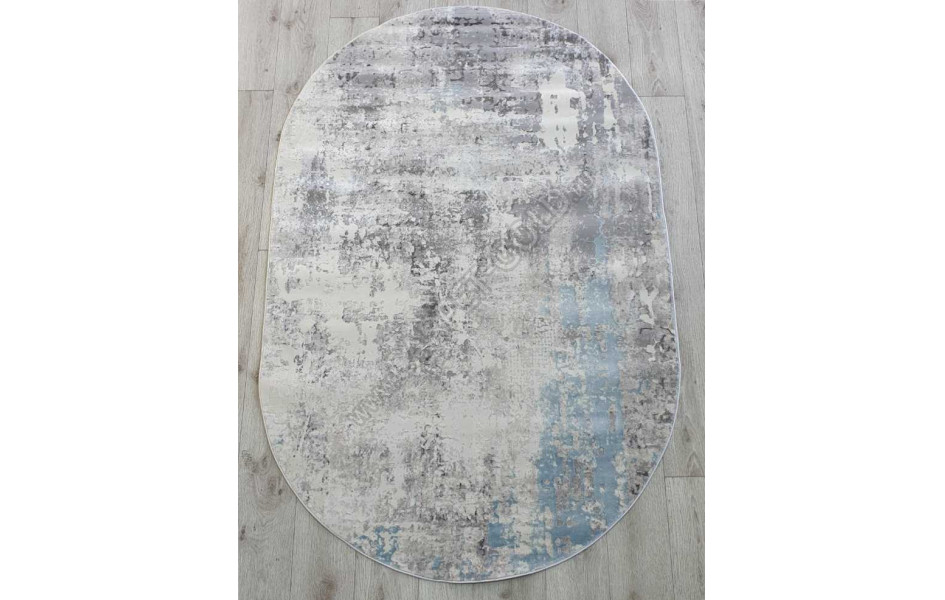 Ковер 36540A OVAL GREY / BLUE Amatis (Reis)