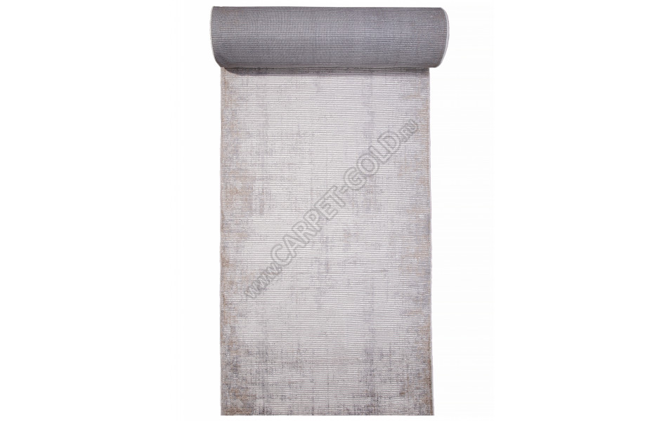 Ковровая дорожка 22376A - WHITE / L.GREY - коллекция ALANYA