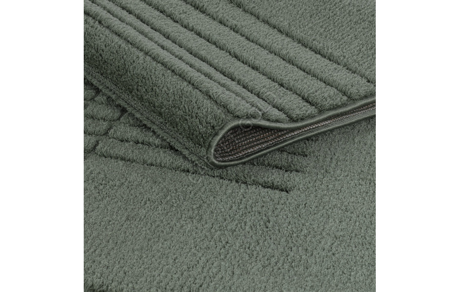 Рельефный турецкий ковер Sofia 0E389A D.GREEN