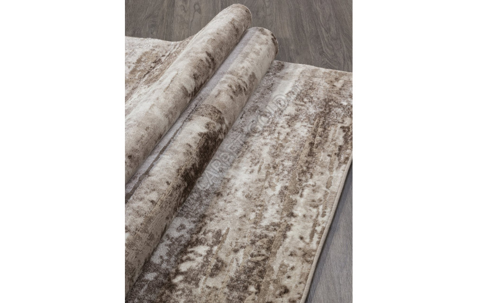 Ковер в стиле модерн F176 - BEIGE - Прямоугольник - коллекция ALABAMA