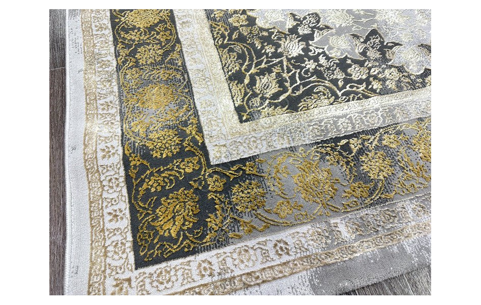 Ковер турецкий Lisa AA610A IVORY MUSTARD прямоугольный