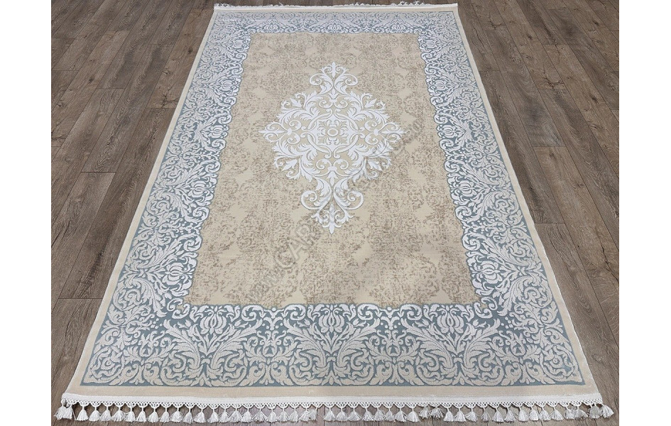 Турецкий ковер Istinia 2983A B.BEIGE B.BLUE