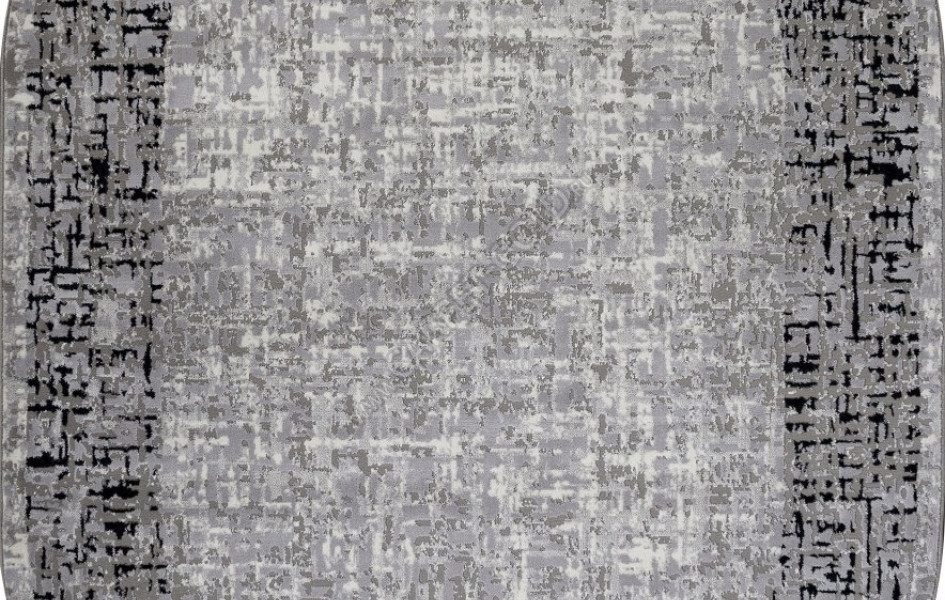 Ковер F292 - DARK GRAY - Овал - коллекция PALERMO