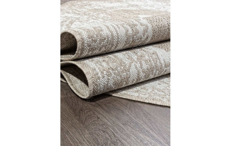 Ковер S129 - BEIGE - Овал - коллекция KAIR