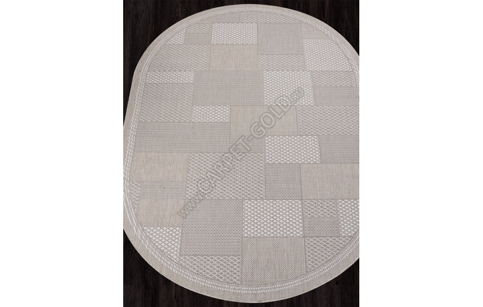 Ковер S148 - BEIGE - Овал - коллекция KAIR