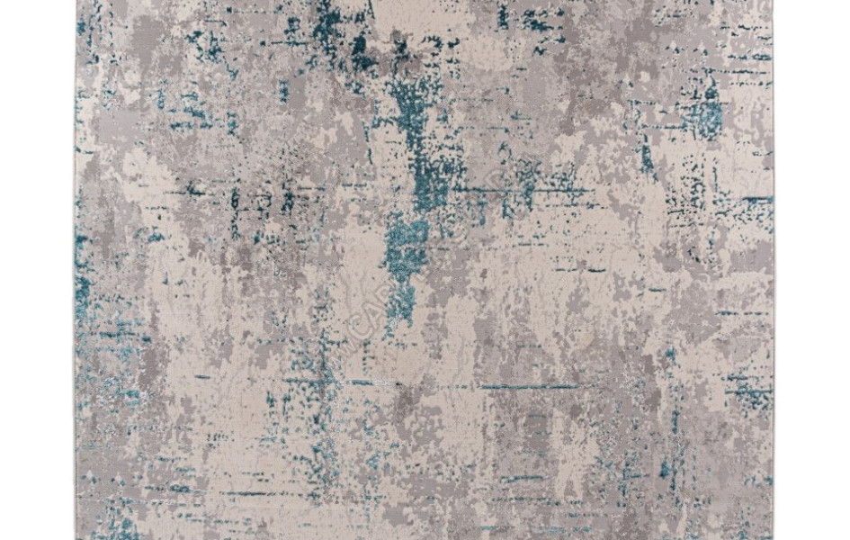 Ковер F169 - CREAM-D.BLUE - Дорожка - коллекция LIMAN